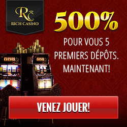 Fresh creative! New French banners for the New Rich Casino